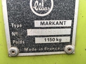 Пресс подборщик тюковый Claas markant 50