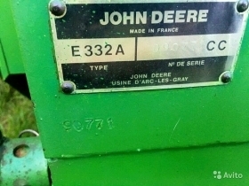 Пресс подборщик тюковый John Deere 332А